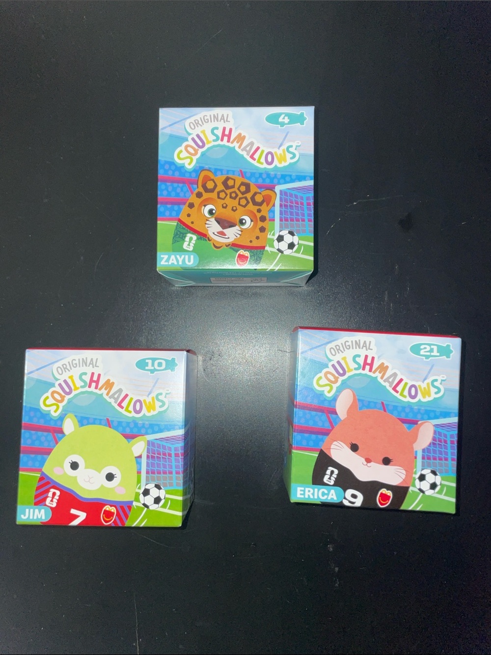 Squishmallows McDonald’s FIFA Lot of 3